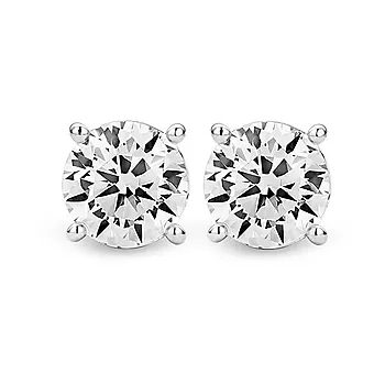 Bilde nummer 2 av Ti Sento, Studs i 925 sølv med zirkonia