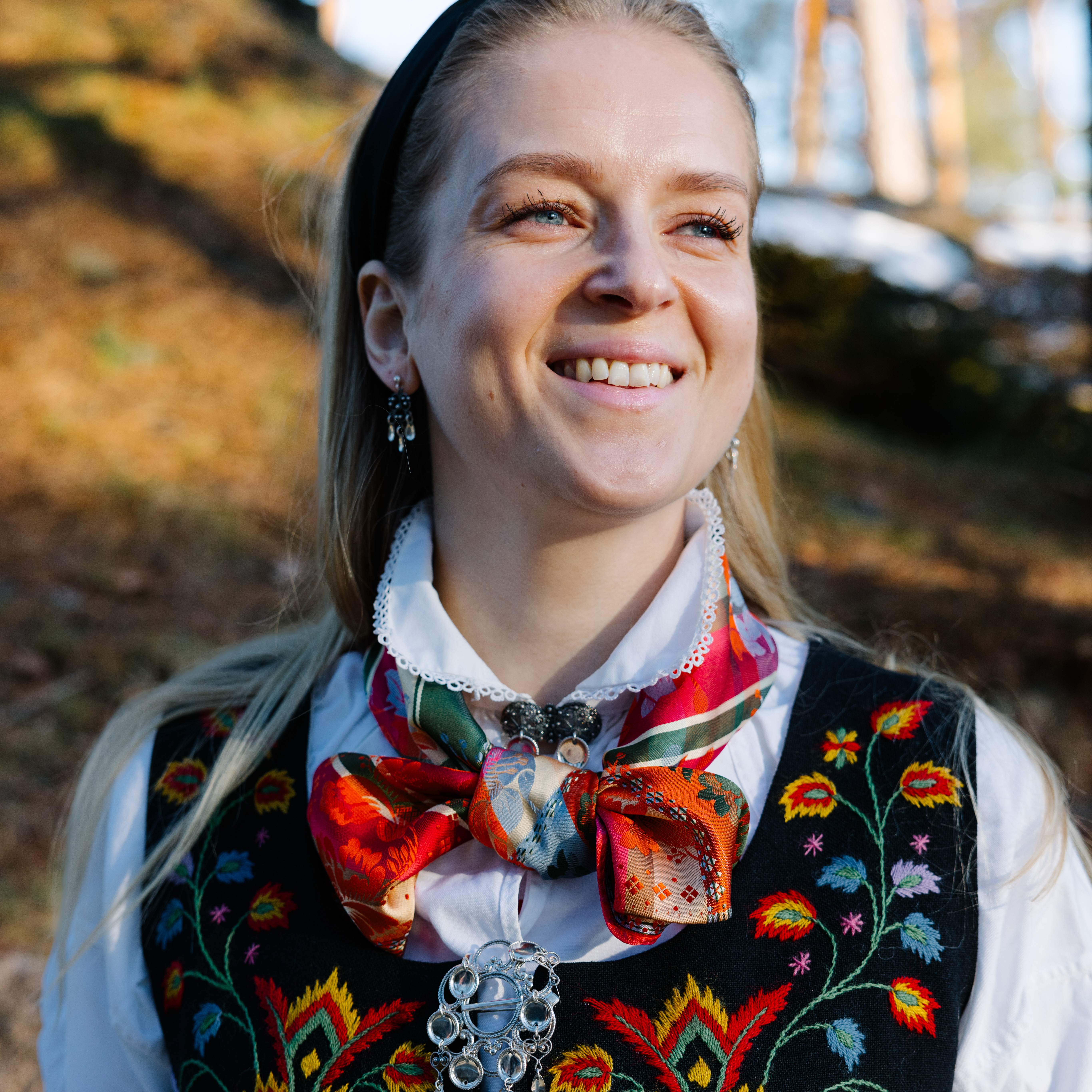 Bilde nummer 4 av Tyrihans, Gabriella silkeskjerf i 100% silke