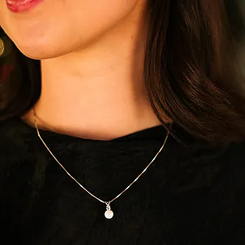 Bilde nummer 2 av Smykkesett i 925 sølv med perlemor