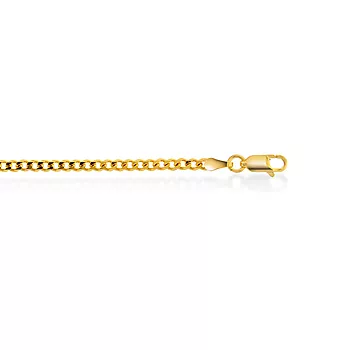 Pan Jewelry, Panser kjede i forgylt 925 sølv 2,6 mm, 45 cm