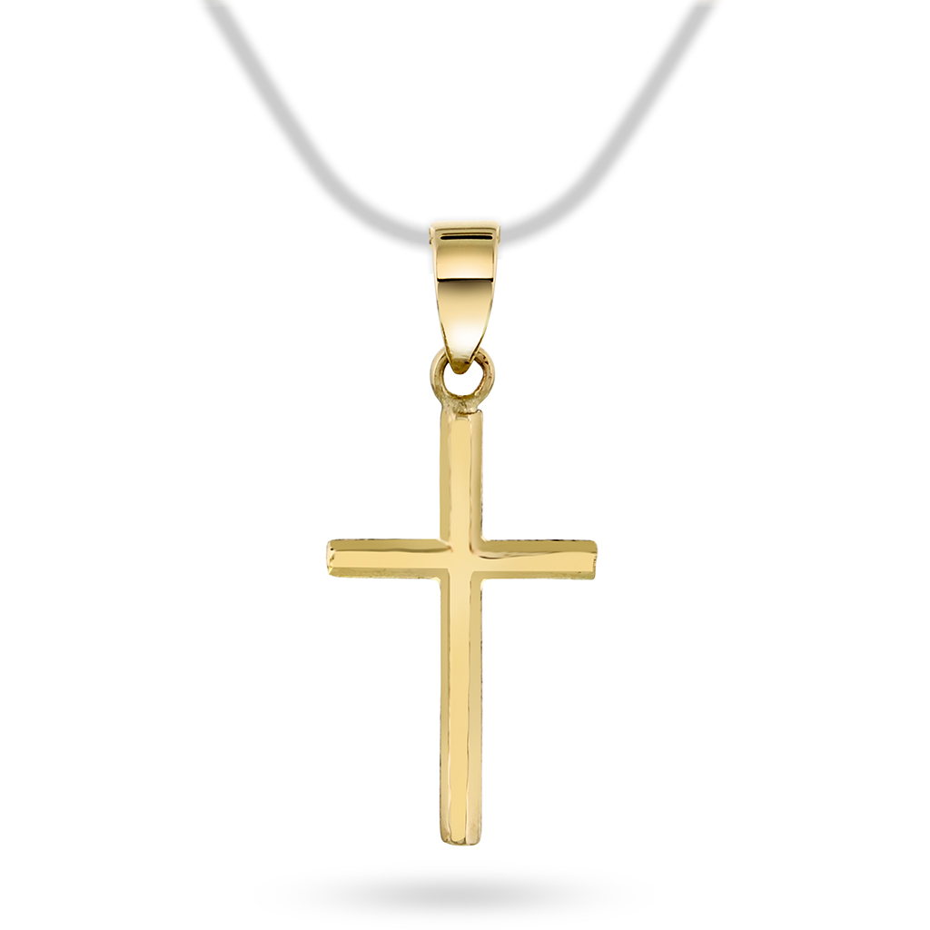 Pan Jewelry, Anheng 585 gult gull med kors