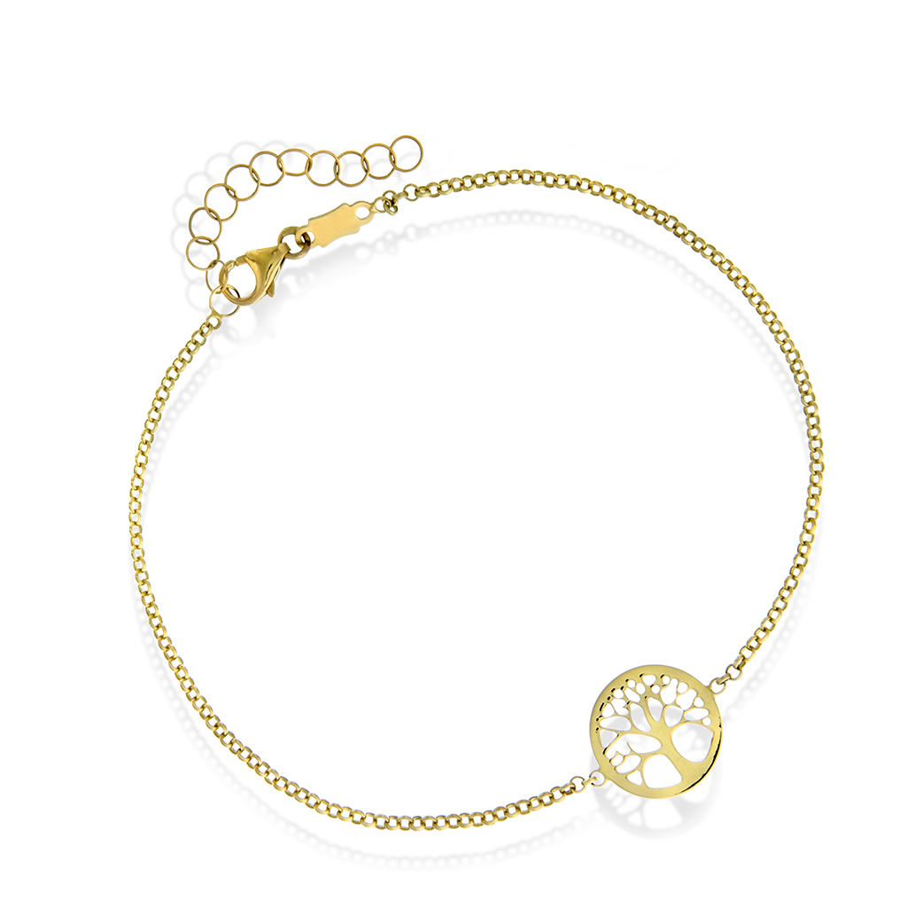 Pan Jewelry, Armbånd i 585 gult gull med livets tre