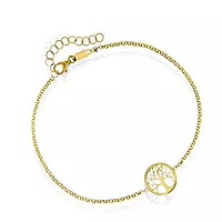 Pan Jewelry, Armbånd i 585 gult gull med livets tre