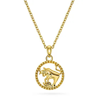 Smykke til barn i 925 forgylt sølv med tyren