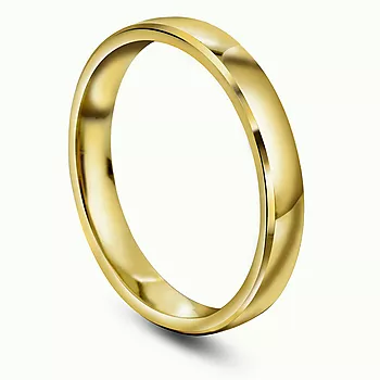 Giftering i 585 gult gull | 3 mm bredde