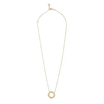 Twist smykke i forgylt messing