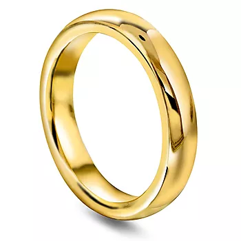 Giftering i 585 gult gull | 4 mm bredde