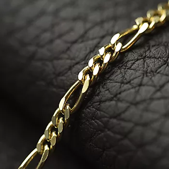 Bilde nummer 4 av Pan Jewelry, Figaro armbånd i forgylt 925 sølv, 19 cm