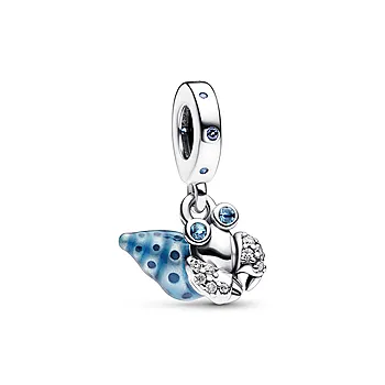 Pandora Moments, Charm i 925 sølv med selvlysende eremittkreps