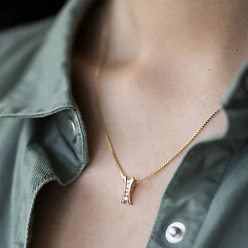 Bilde nummer 4 av Pan Jewelry, Anheng i 585 gult gull med zirkonia