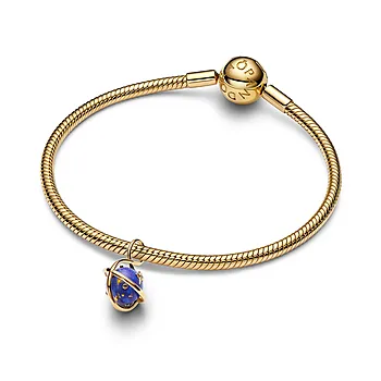 Bilde nummer 4 av Charms i forgylt med planet
