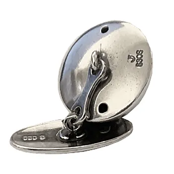 Bilde nummer 2 av Mansjettknapper i 830 oksidert sølv