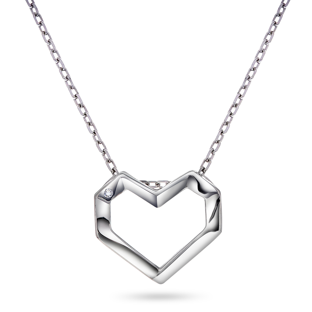 Pan Jewelry, Smykke i 925 sølv med hjerte