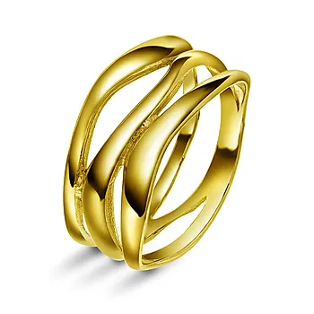 Vibe ring i 925 forgylt sølv