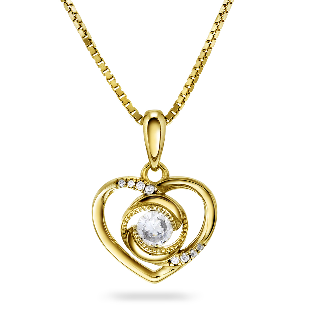 Pan Jewelry, Smykke i 925 forgylt sølv med zirkonia