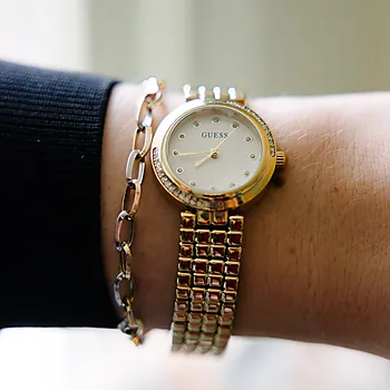 Bilde nummer 3 av Armbånd i 375 hvitt og gult gull