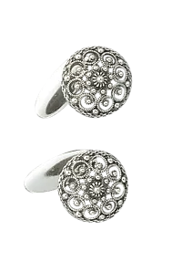 Bilde nummer 2 av Mansjettknapper i 830 oksidert sølv