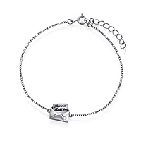 Armbånd i 925 sølv med "Mamma glad i deg"