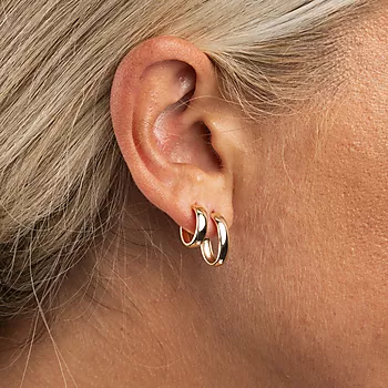 Bilde nummer 3 av Pan Jewelry, Øredobber i 585 gult gull
