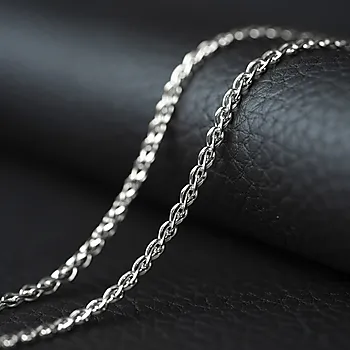 Bilde nummer 3 av Pan Jewelry, Kjede i 925 rhodinert sølv, 50 cm