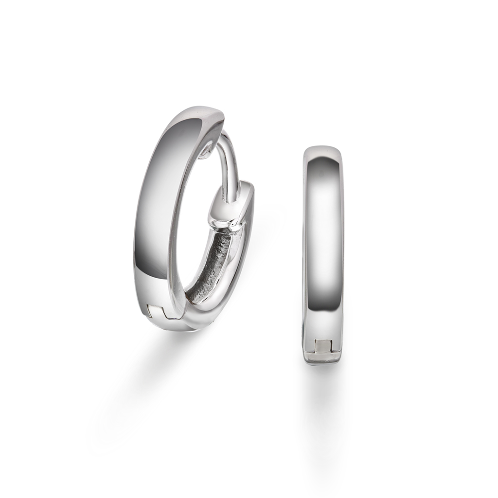 Pan Jewelry, Øreringer i 925 rhodinert sølv