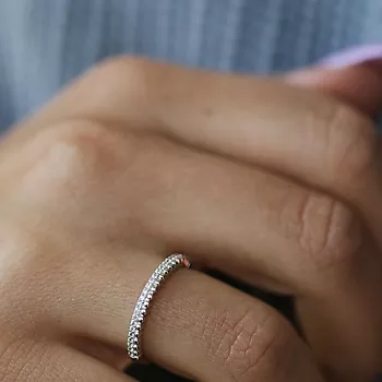 Bilde nummer 4 av Ella, ring i 925 sølv med zirkonia