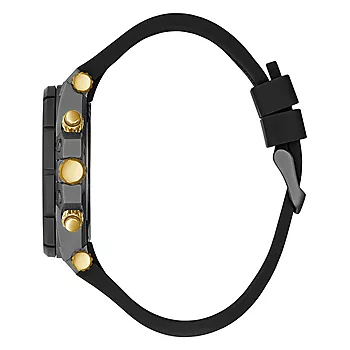 Bilde nummer 3 av Guess, Sport herreklokke med sort stålkasse og nylon/silikon rem