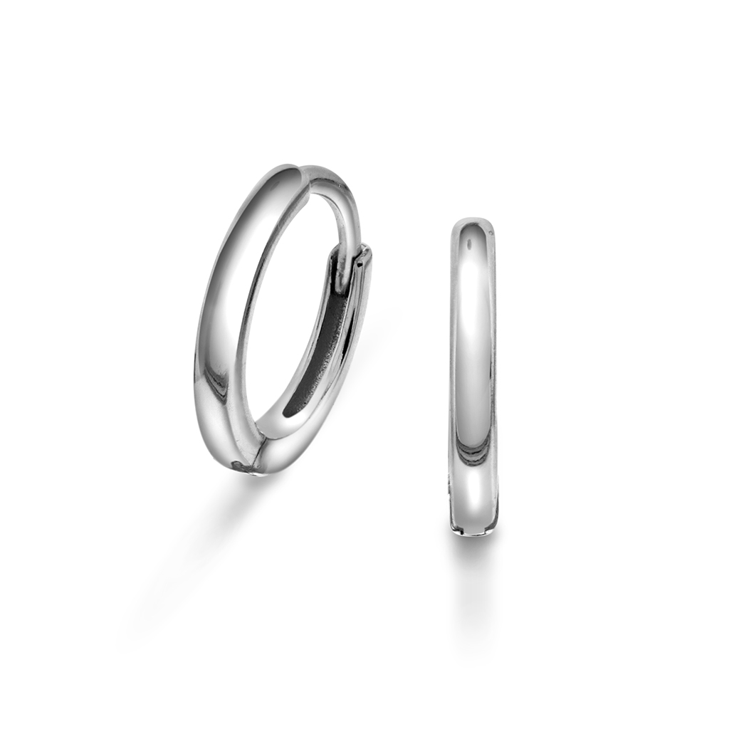 Pan Jewelry, Øreringer i 925 rhodinert sølv