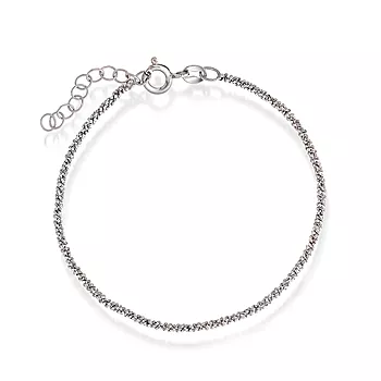 Pan Jewelry, Armbånd i rodinert 925 sølv 19 cm