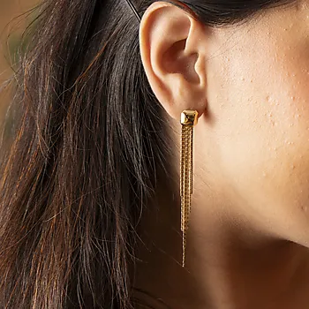 Bilde nummer 2 av Pan Jewelry, Dancing in Dublin øredobber i forgylt 925 sølv