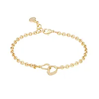 Kitty armbånd i forgylt messing