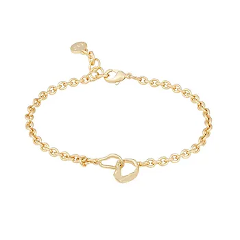 Kitty armbånd i forgylt messing