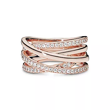 Bilde nummer 4 av Pandora Timeless, Ring i 925 rosèforgylt sølv med zirkonia