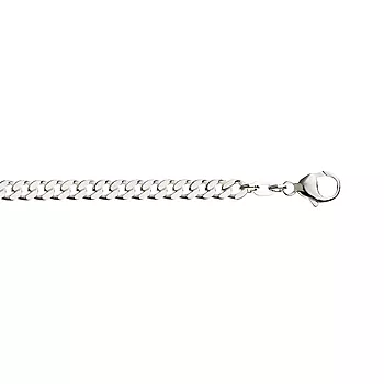 Pan Jewelry, Panserkjede i 925 sølv 4,5 mm, 45-60 cm