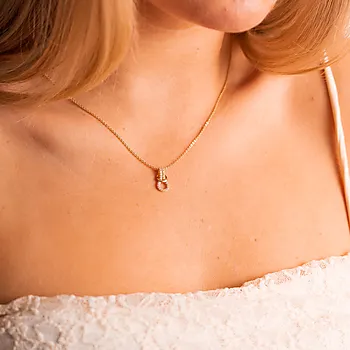 Bilde nummer 3 av Pan Jewelry, Anheng i 585 gult gull med zirkonia