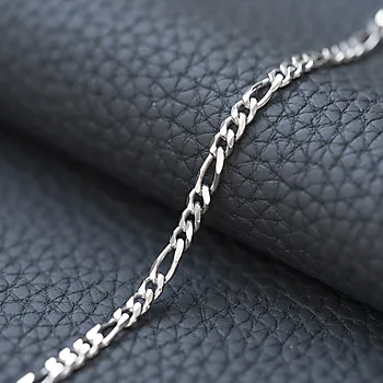 Bilde nummer 4 av Pan Jewelry, Figaro armbånd i rhodinert 925 sølv 3,5 mm