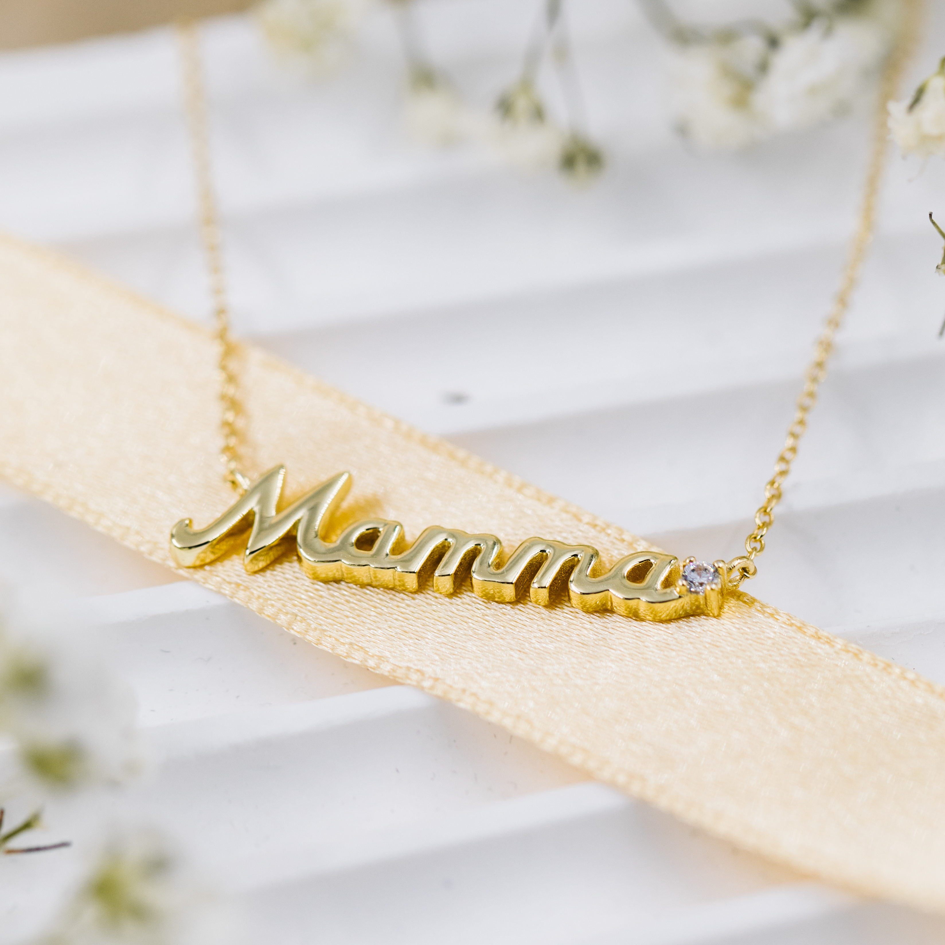 Bilde nummer 4 av Pan Jewelry, Mamma-smykke i forgylt 925 sølv med zirkonia