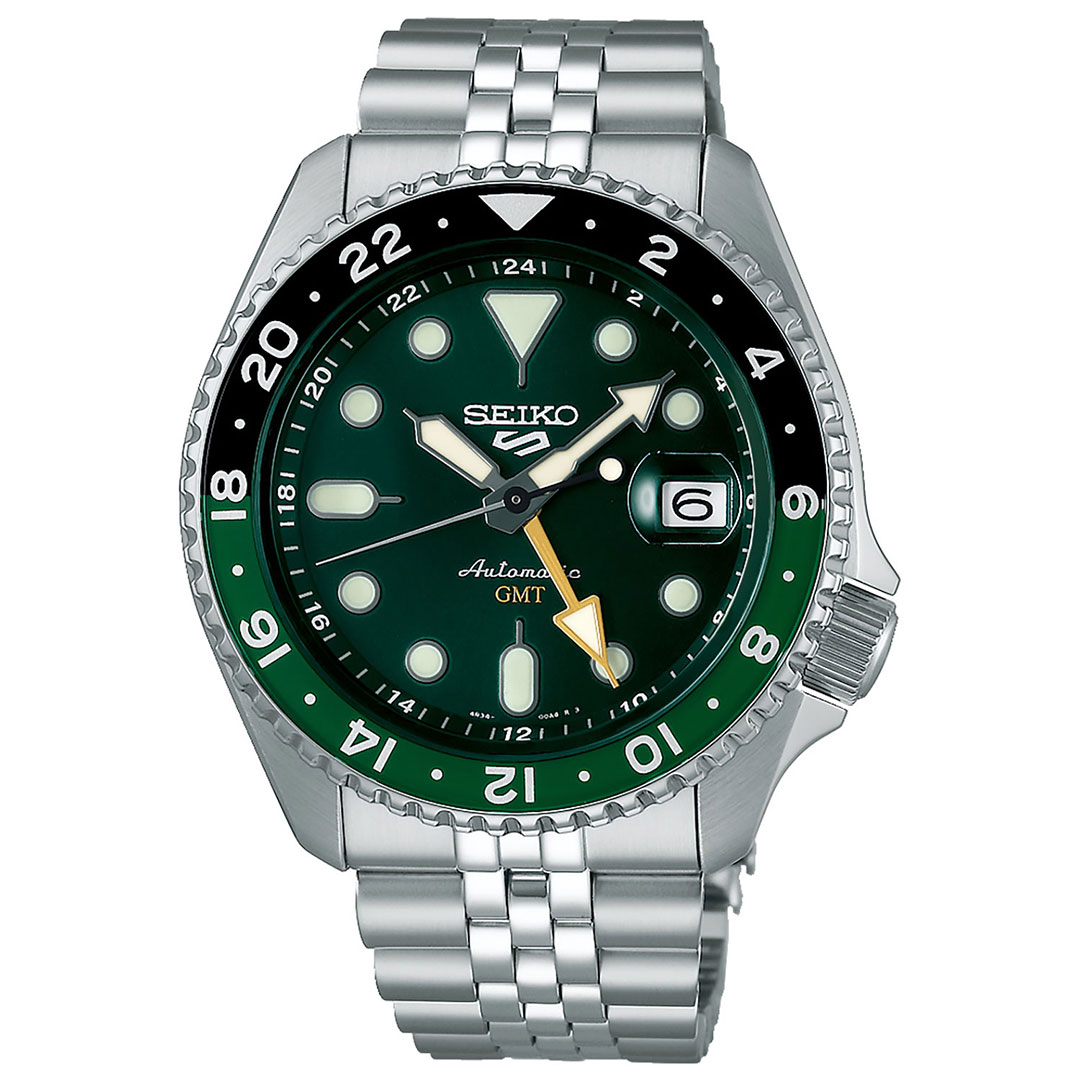 Seiko, 5 Sport Automatic herreklokke med stållenke