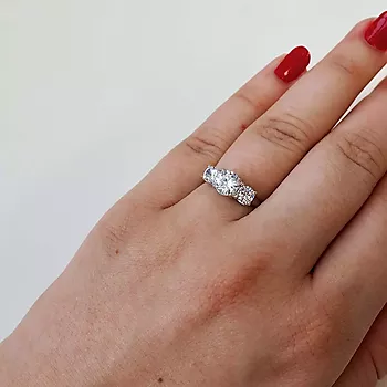 Bilde nummer 2 av Pan Jewelry, Ring i 925 sølv med zirkonia