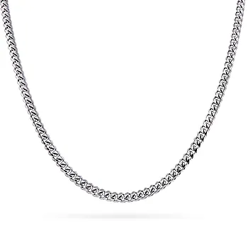 Pan Jewelry, Panser kjede i 925 sølv, 45 cm