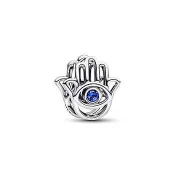 Charms i 925 sølv med Hamsa hånd