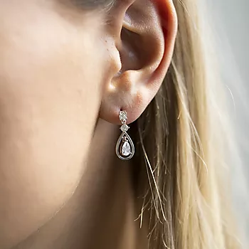Bilde nummer 4 av Pan Jewelry, Øredobber i 925 sølv med zirkonia
