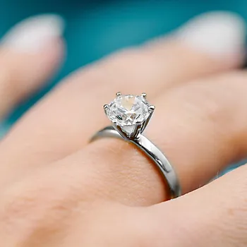 Bilde nummer 3 av Contessa LAB diamantring 585 hvitt gull 2,00 ct