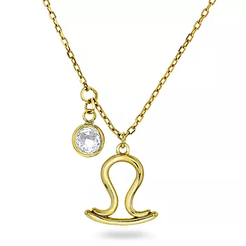 Pan Jewelry, Smykke i 925 forgylt sølv med zirkonia og horoskop Vekten