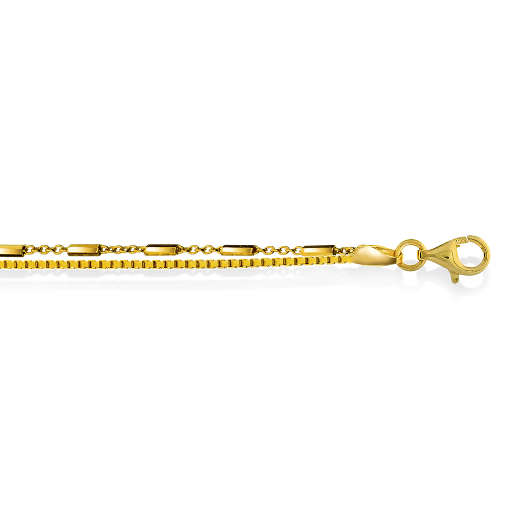 Pan Jewelry, Kjede i forgylt 925 sølv, 60 cm