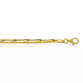 Pan Jewelry, Kjede i forgylt 925 sølv, 60 cm