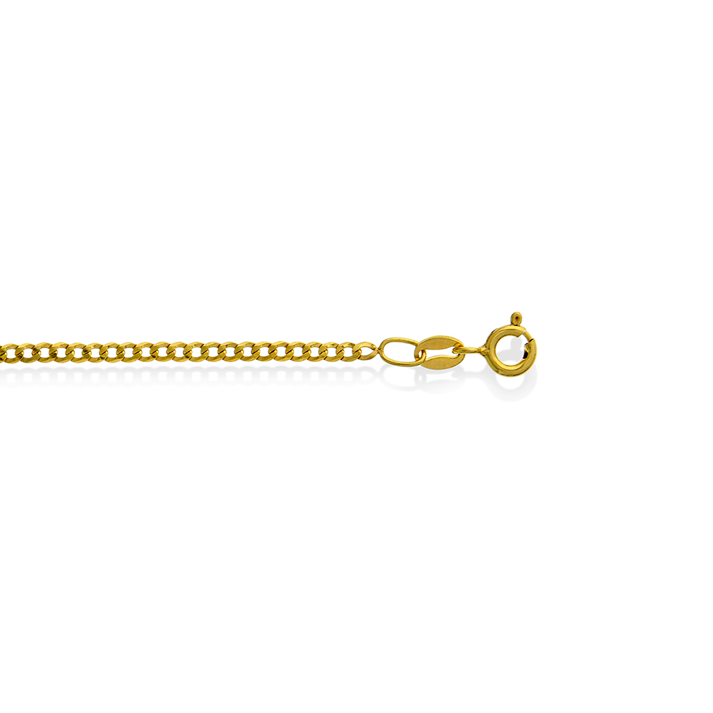 Pan Jewelry, Panserkjede i forgylt 925 sølv 2,13 mm, 42-60 cm