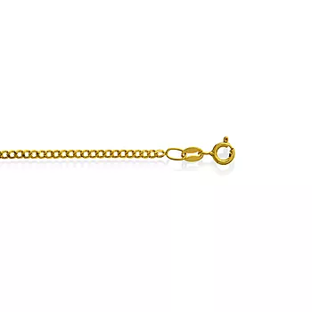Pan Jewelry, Panserkjede i forgylt 925 sølv 2,13 mm, 42-60 cm