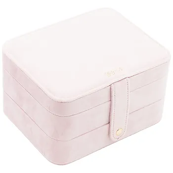 Bilde nummer 4 av Bali reisesmykkeskrin i rosa velour