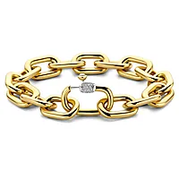 Ti Sento, Chunky armbånd i forgylt 925 sølv